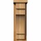 Ekena Millwork Mediterranean Rough Sawn Corbel w/Backplate, Western Red Cedar, 6"W x 10"D x 18"H COR06X10X18MED01RWR - alternate 2